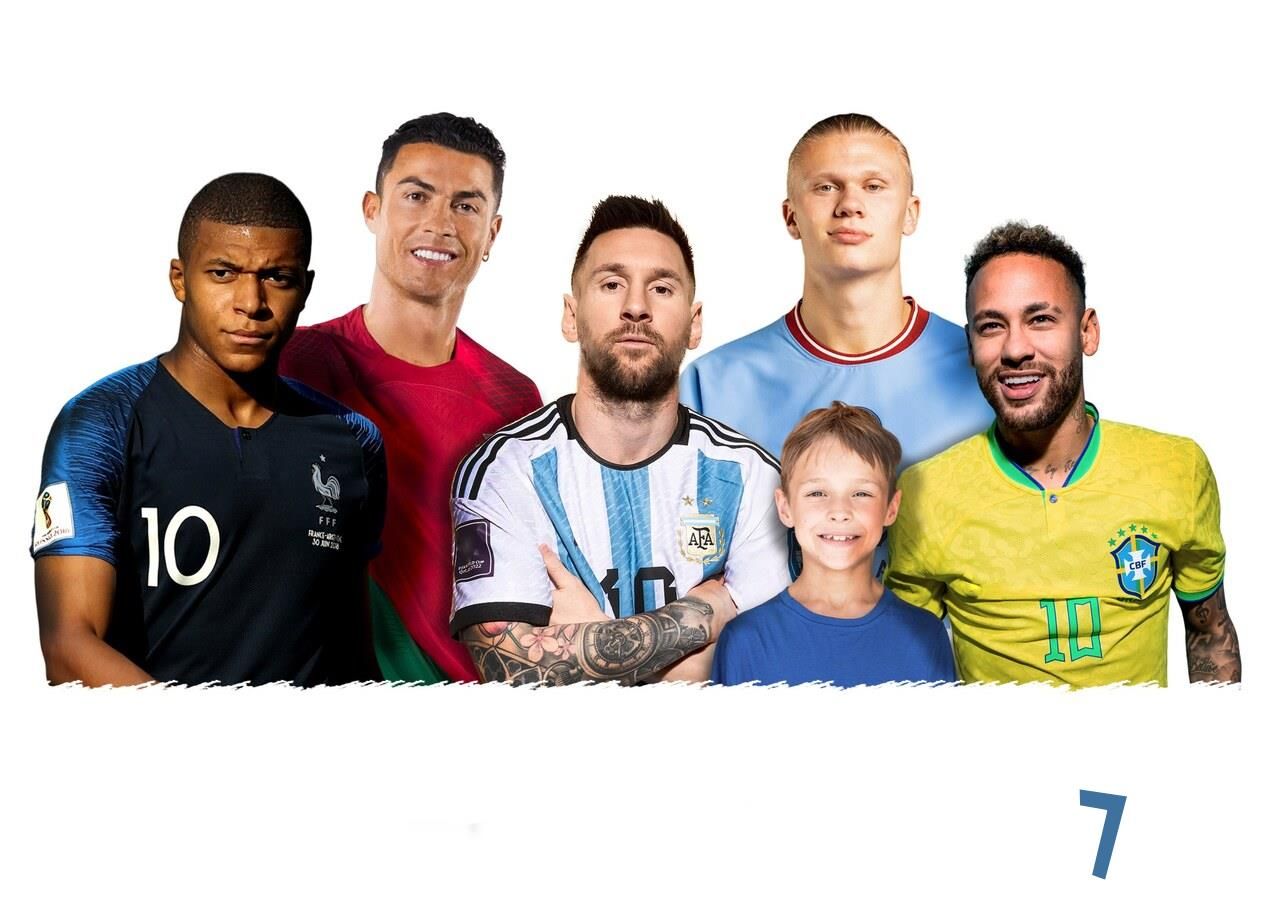 کدام فوتبالیست فعلی افتخار بازی در کنار رونالدو، هالند، امباپه، مسی و نیمار را داشته؟!