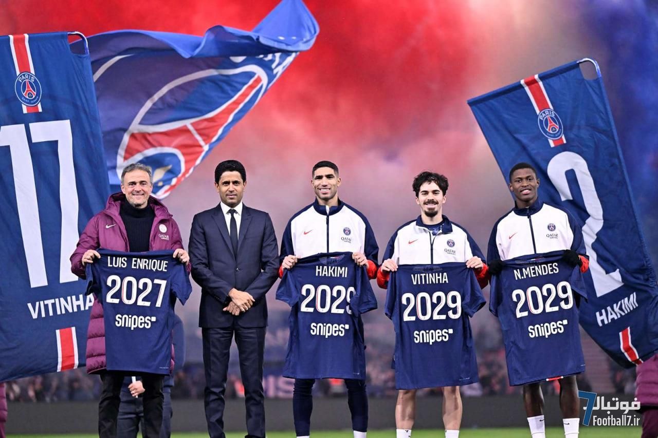 تمدید دسته‌جمعی پاریسی‌ها | انریکه: داشتن 40 بازیکن گل‌زن بهتر از  یک گل‌زن 40 گله است!