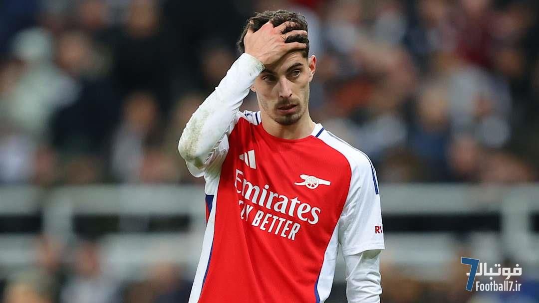 کای هاورتز ادامه فصل را از دست داد؛ بحران مصدومیت در خط حمله آرسنال