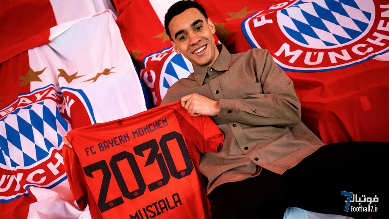 رسمی: پس از آلفونسو دیویس، جمال موسیالا هم تمدید کرد!