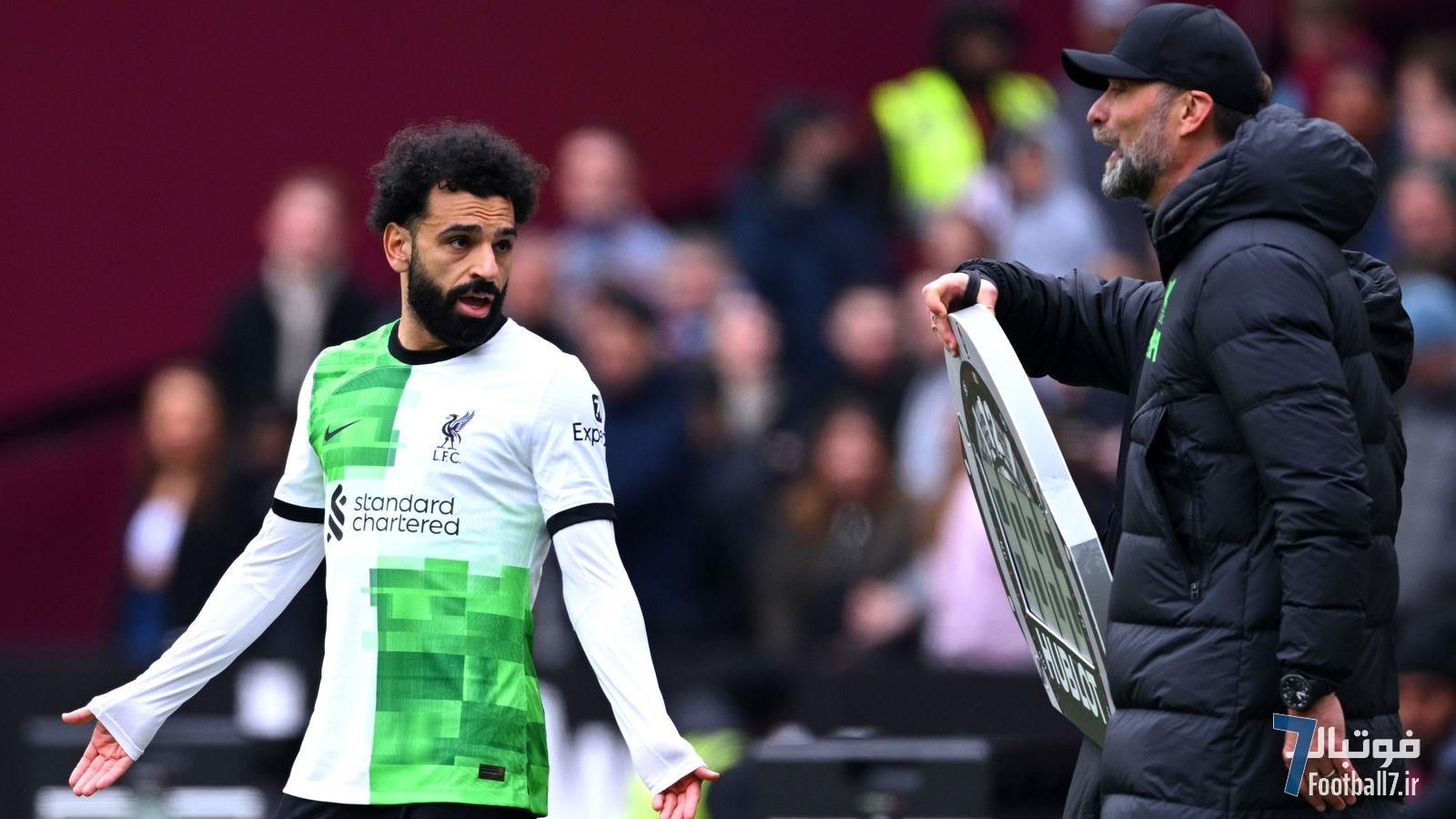 محمد صلاح در مورد درگیری امروز با کلوپ: اگر حرف بزنم، آتش به پا می‌شود!