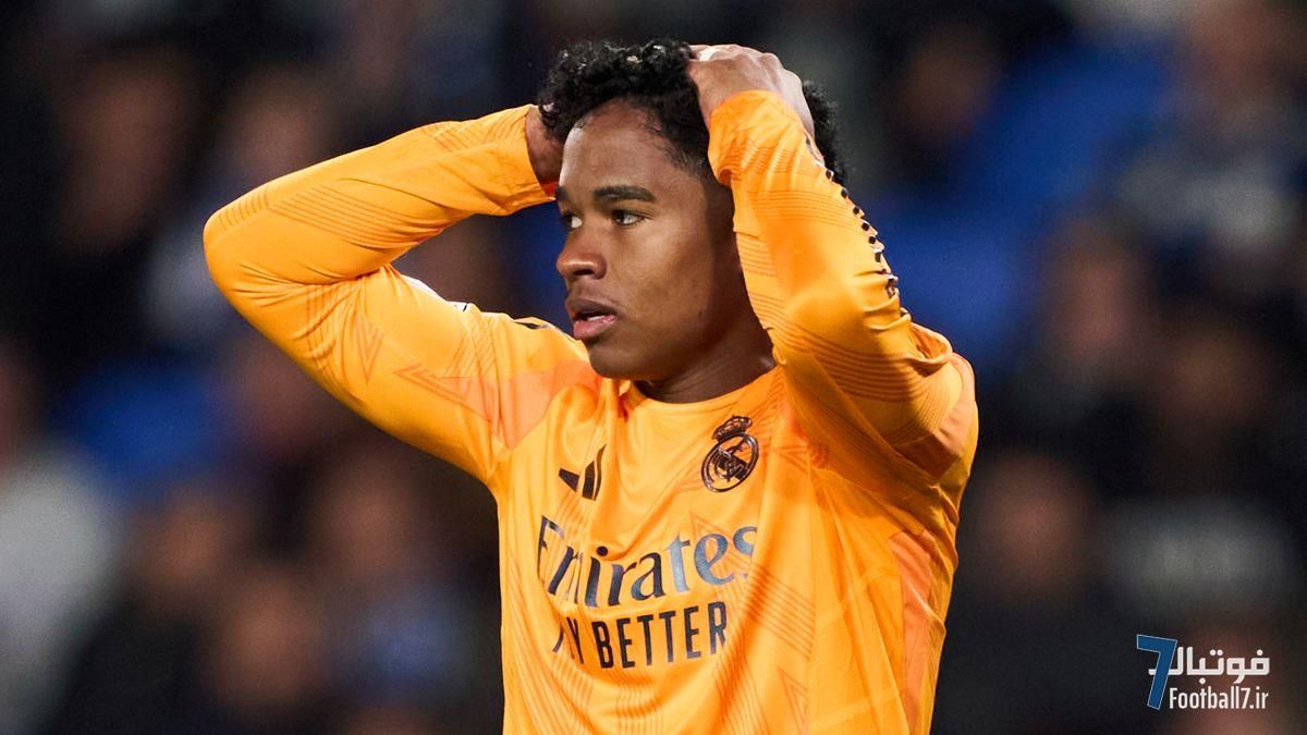 تصمیم نهایی رئال مادرید درباره اندریک؛ ستاره برزیلی از نیمکت‌نشینی زیر نظر ژابی آلونسو می‌هراسد