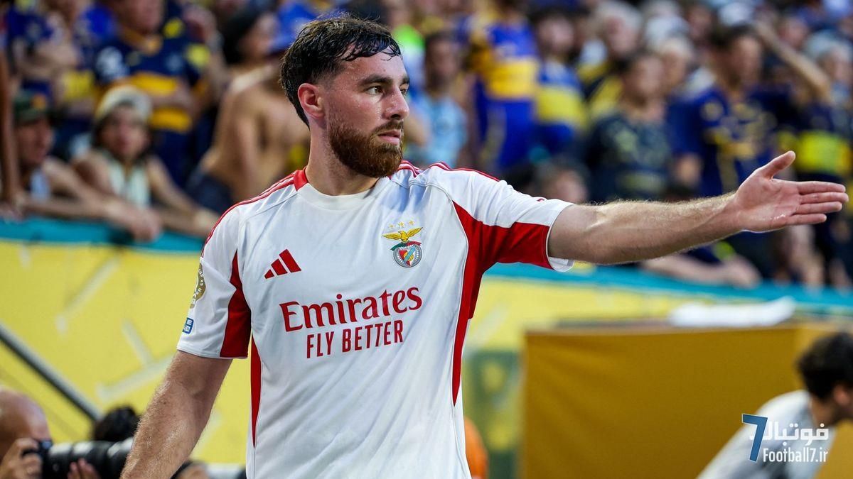 نیوکاسل به دنبال ارکون کوکچو؛ هافبک بنفیکا در آستانه جدایی به دلیل درگیری با برونو لاژه