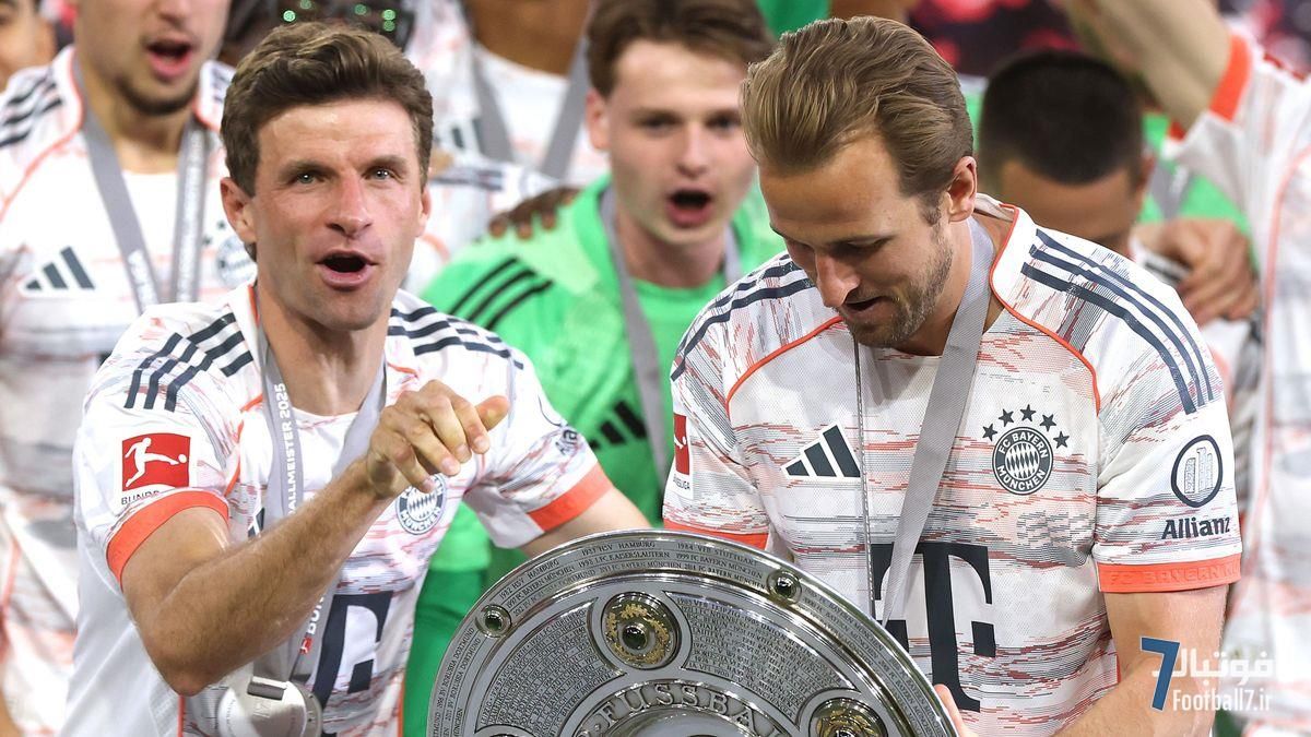 پیام احساسی هری کین به توماس مولر؛ خداحافظی اسطوره بایرن پس از حذف از جام باشگاه‌های جهان