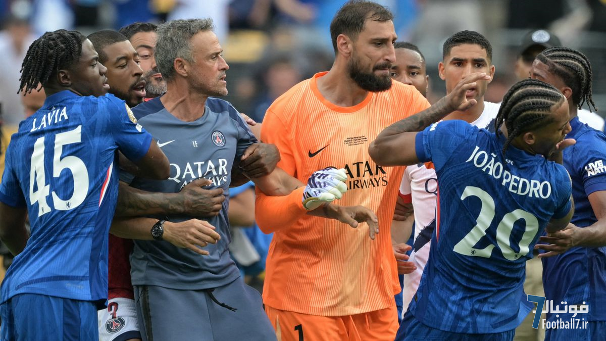 فریاد در گلو: لوییس انریکه پس از درگیری جنجالی با ژوائو پدرو در فینال جام باشگاه‌های جهان توضیح داد!