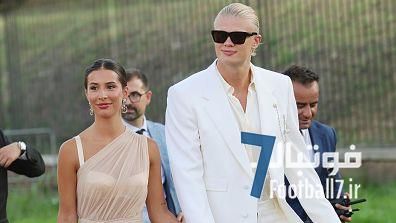 «کینگ‌پین» از راه رسید: ارلینگ هالند در فشن‌شوی دولچه و گابانا غوغا کرد!