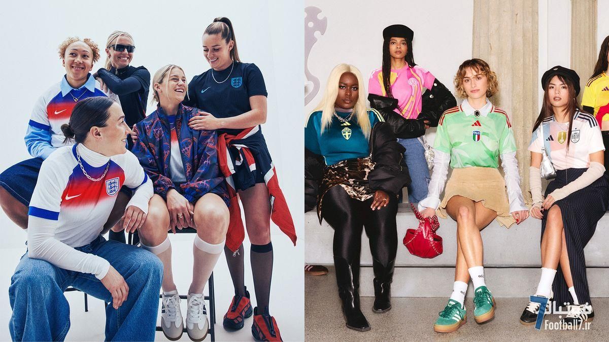 رونمایی رسمی از کیت‌های یورو ۲۰۲۵ زنان: لباس‌های جدید انگلیس، اسپانیا، آلمان و هلند!
