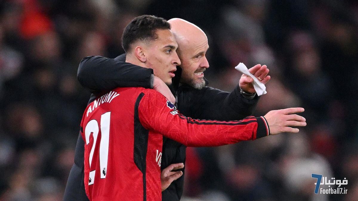 تجدید دیدار پدر و پسر در آلمان؟ | اریک تن‌هاخ به شایعات انتقال آنتونی از منچستریونایتد به بایر لورکوزن واکنش نشان داد