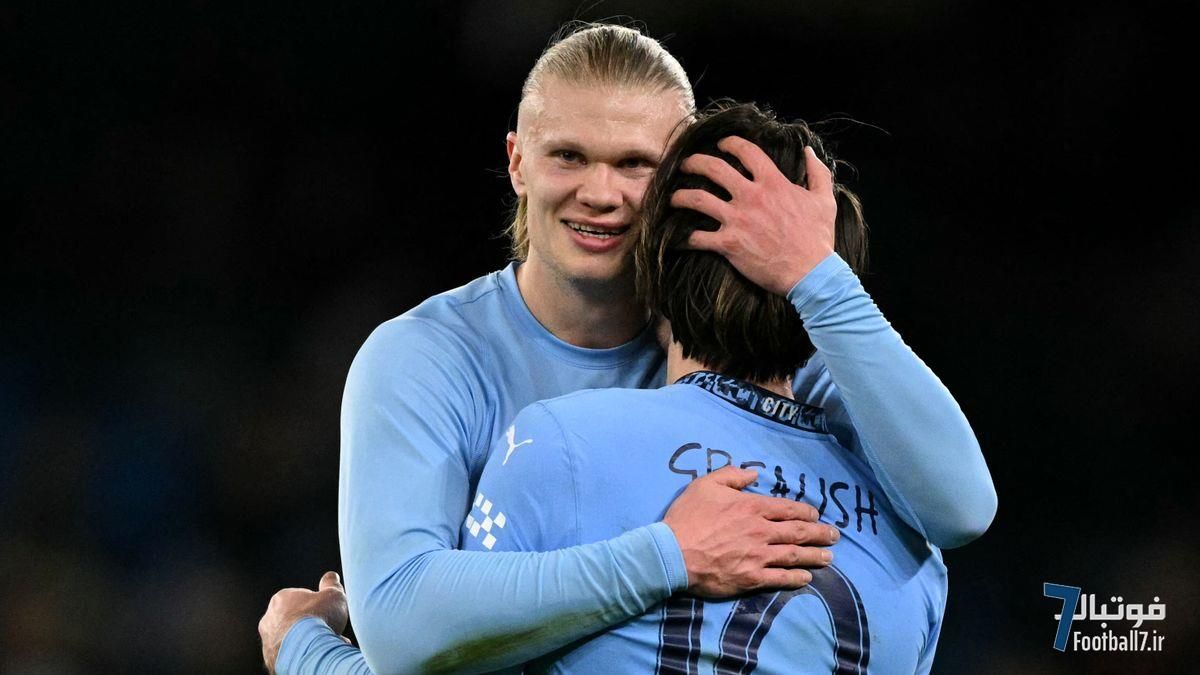 جشن تولد ۲۵ سالگی ارلینگ هالند و شوخی بامزه‌اش با موهایش؛ جک گریلیش تبریک گفت