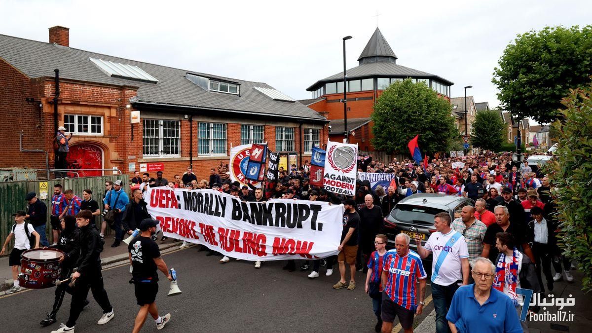 اعتراض رسمی کریستال پالاس به تصمیم یوفا: سرنوشت لیگ اروپای عقاب‌ها در دادگاه CAS رقم می‌خورد