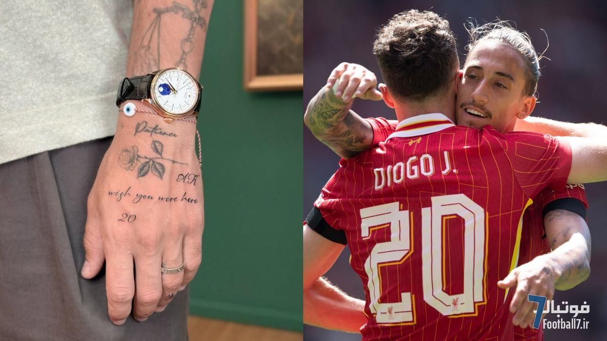 یادبود ابدی: تتوی تکان‌دهنده کوستاس سیمیکاس برای دیوگو ژوتا، ستاره فقید لیورپول