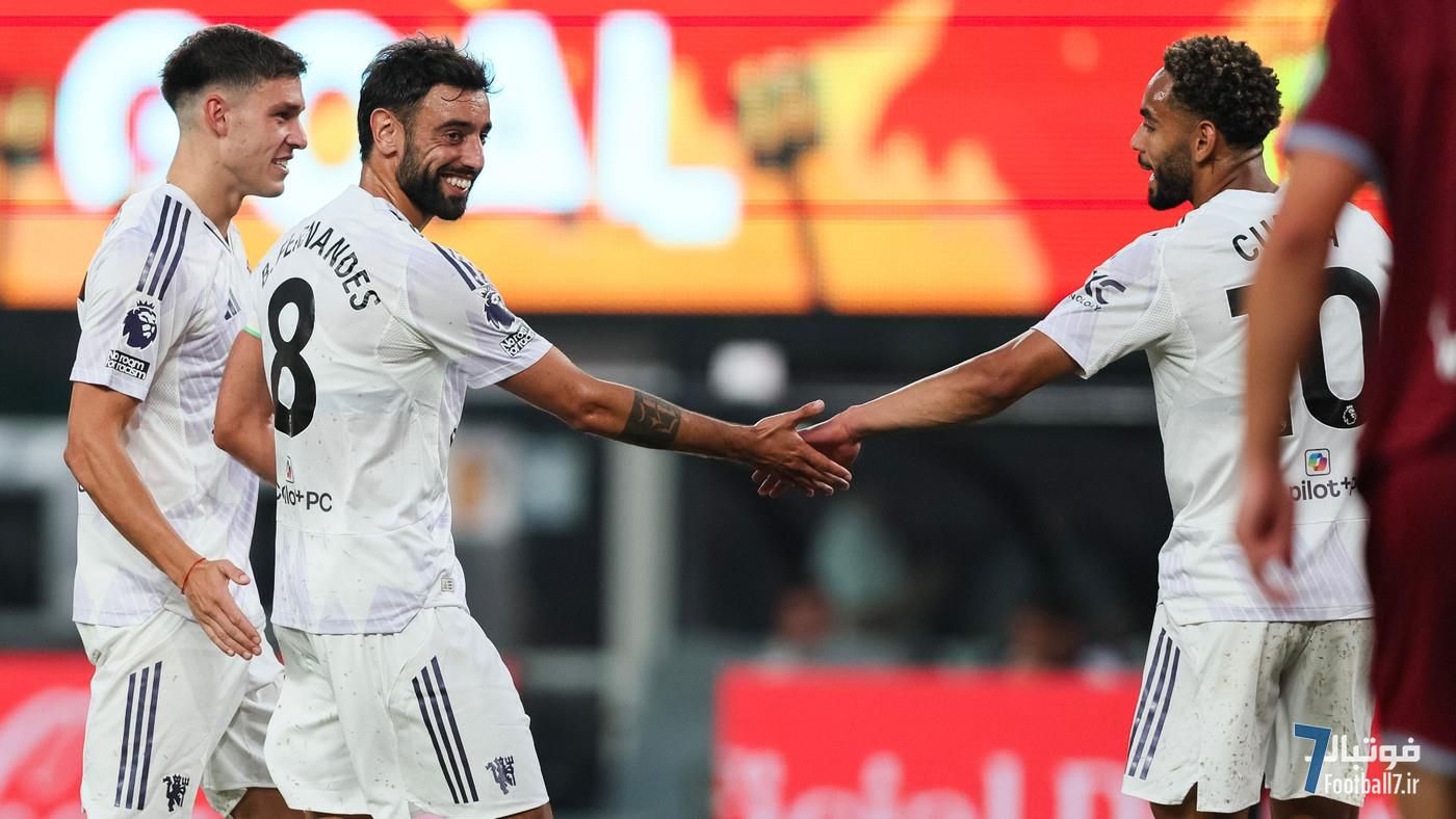 درخشش برونو فرناندز و هماهنگی ماتئوس کونیا؛ شروعی طوفانی برای منچستر یونایتد در سری تابستانی