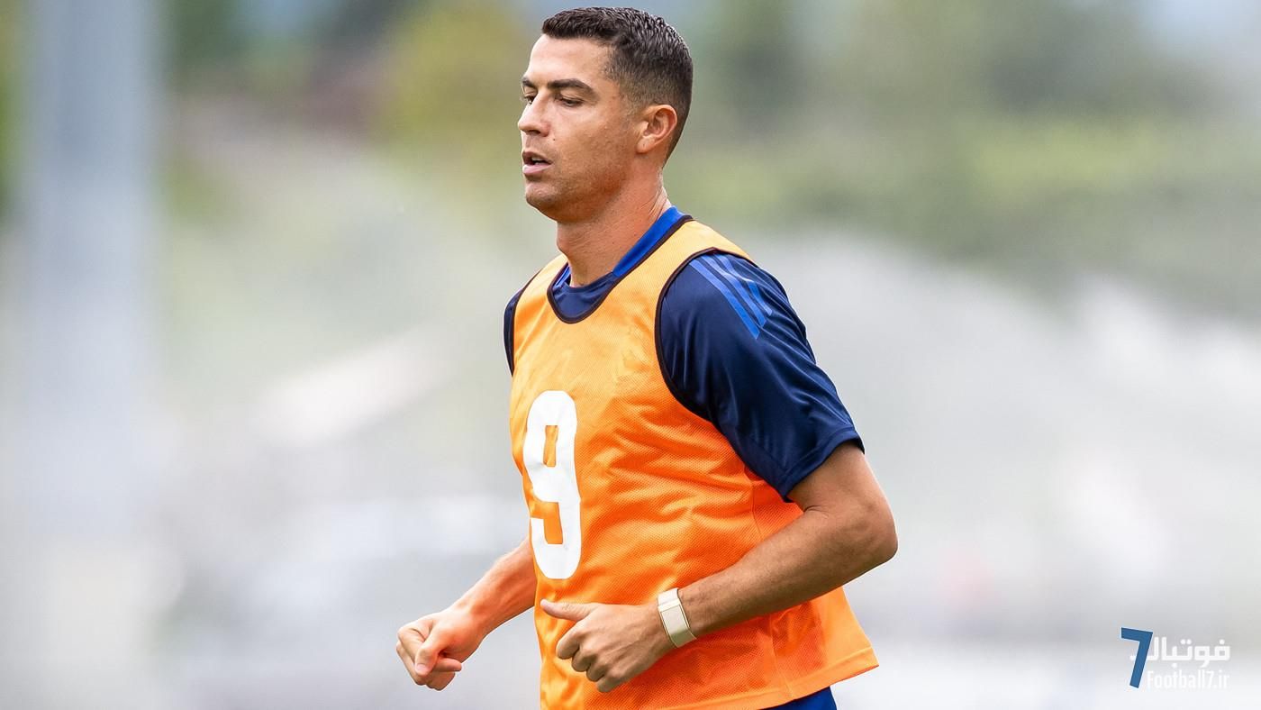 کریستیانو رونالدو و رقص «سوو» در تمرین النصر؛ ستاره پرتغالی با پیراهن شماره ۹!