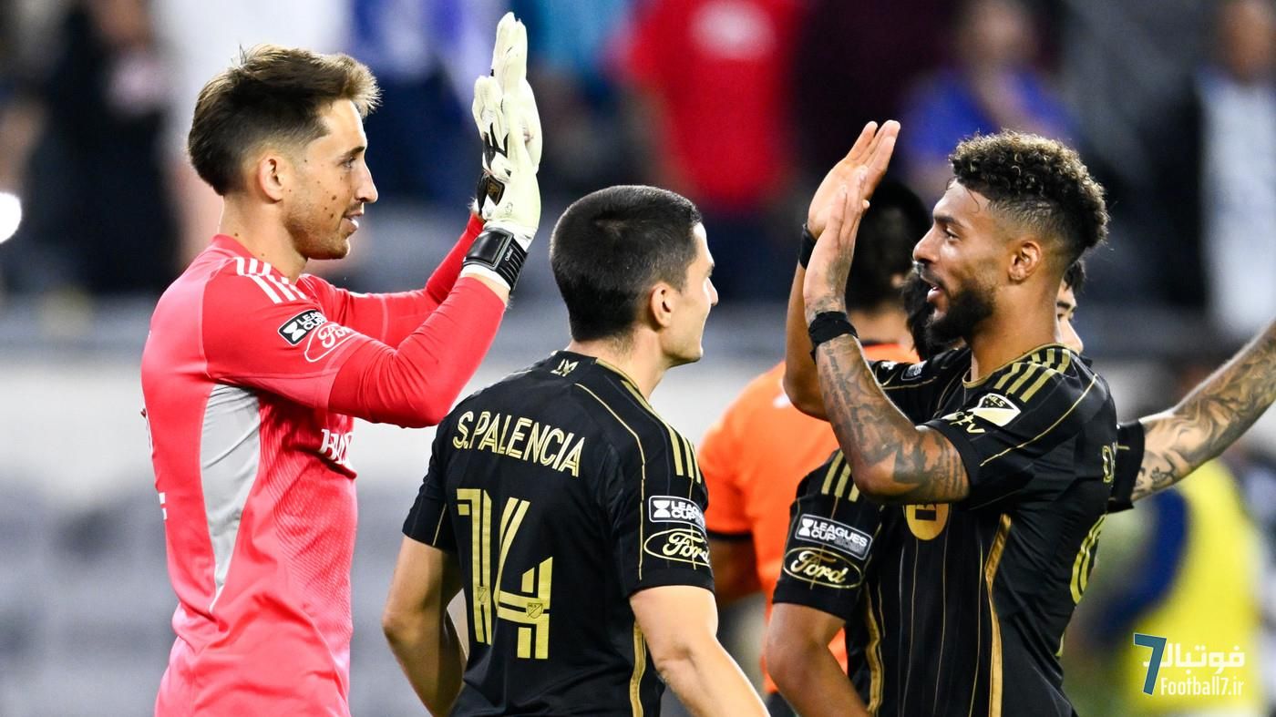 حضور پرشور سلبریتی‌ها در پیروزی دراماتیک ال‌ای‌اف‌سی مقابل پاچوکا در لیگز کاپ