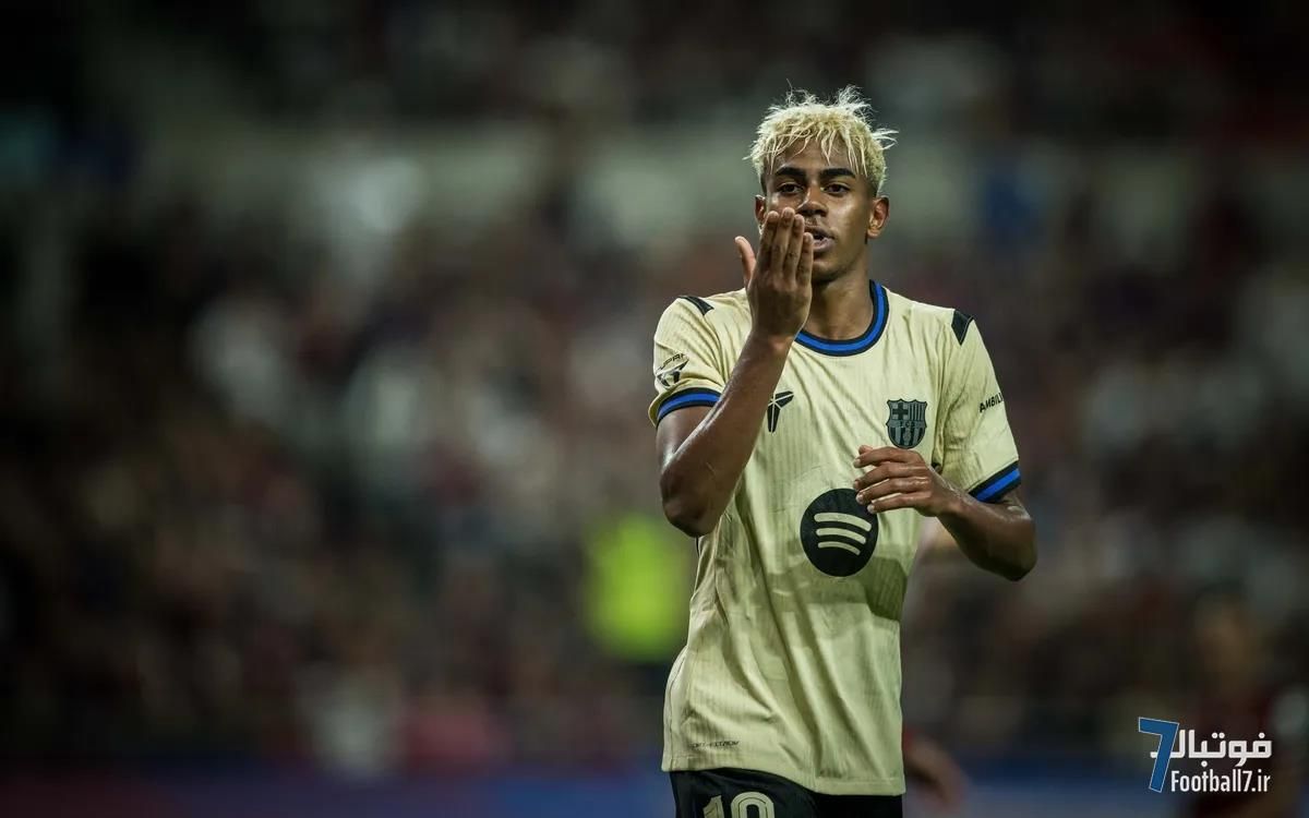 رابطه عاشقانه جدید برای لامین یامال؟ ستاره بارسلونا با خواننده مطرح آرژانتینی دیده شد!