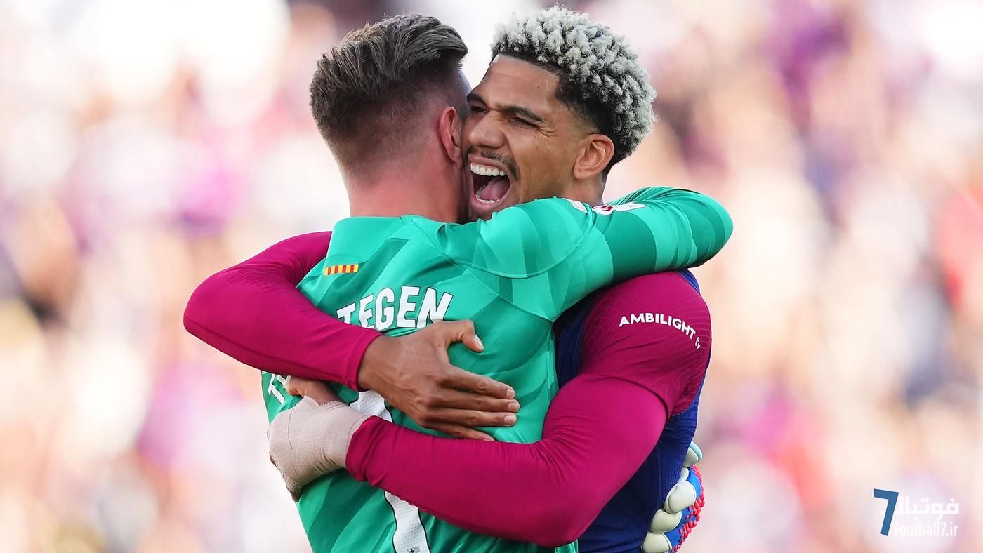 شوک بزرگ در نیوکمپ: مارک-آندره تر اشتگن از کاپیتانی بارسلونا برکنار شد! رونالد آراخو، کاپیتان جدید کاتالان‌ها