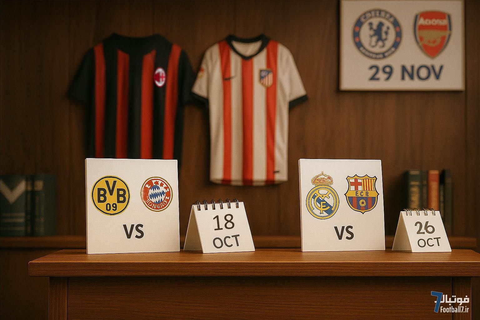تقویم و تاریخ حساس‌ترین بازی‌های لیگ‌های اروپایی در فصل ۲۰۲۵ – ۲۰۲۶