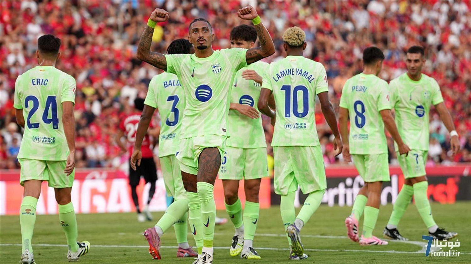 درخشش ستاره‌های بارسلونا در اولین گام لالیگا با فلیک؛ برد قاطع ۳-۰ مقابل مایورکا