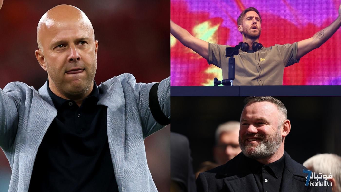 وین رونی و آرنه اسلوت: دیدار غیرمنتظره ستاره منچستر یونایتد و سرمربی لیورپول در مهمانی ایبیزا!