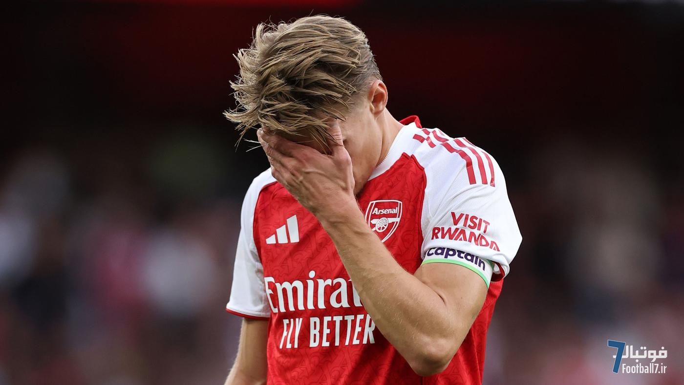 شوک بزرگ به آرسنال: مصدومیت همزمان مارتین اودگارد و بوکایو ساکا؛ ابره رچی ازه ناجی آرتتا؟