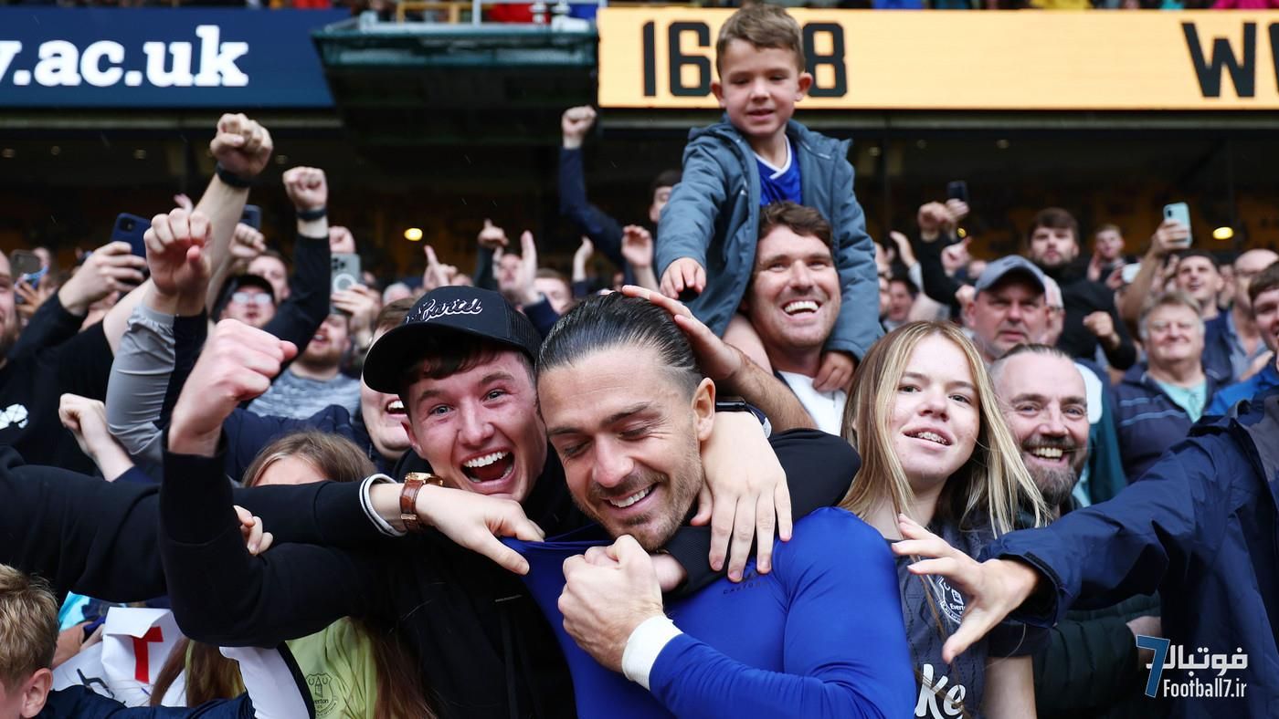 جک گریلیش در اورتون می‌درخشد؛ تحسین بی‌اندازه دیوید مویس: «او حتی بهتر از تصور من است!»