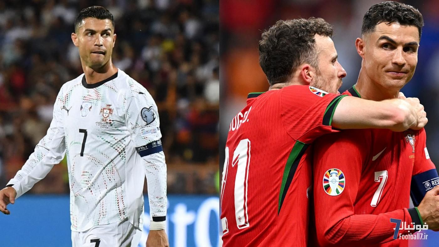 گل دقیقه ۲۱ کریستیانو رونالدو؛ روبرتو مارتینز ادای احترام پرتغال به دیوگو ژوتا را «نشانه» خواند