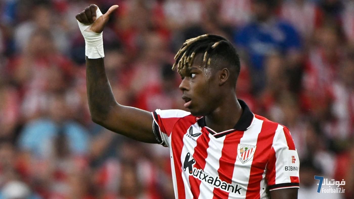 مصدومیت نیکو ویلیامز؛ غیبت ستاره اتلتیک کلوب مقابل آرسنال در لیگ قهرمانان اروپا