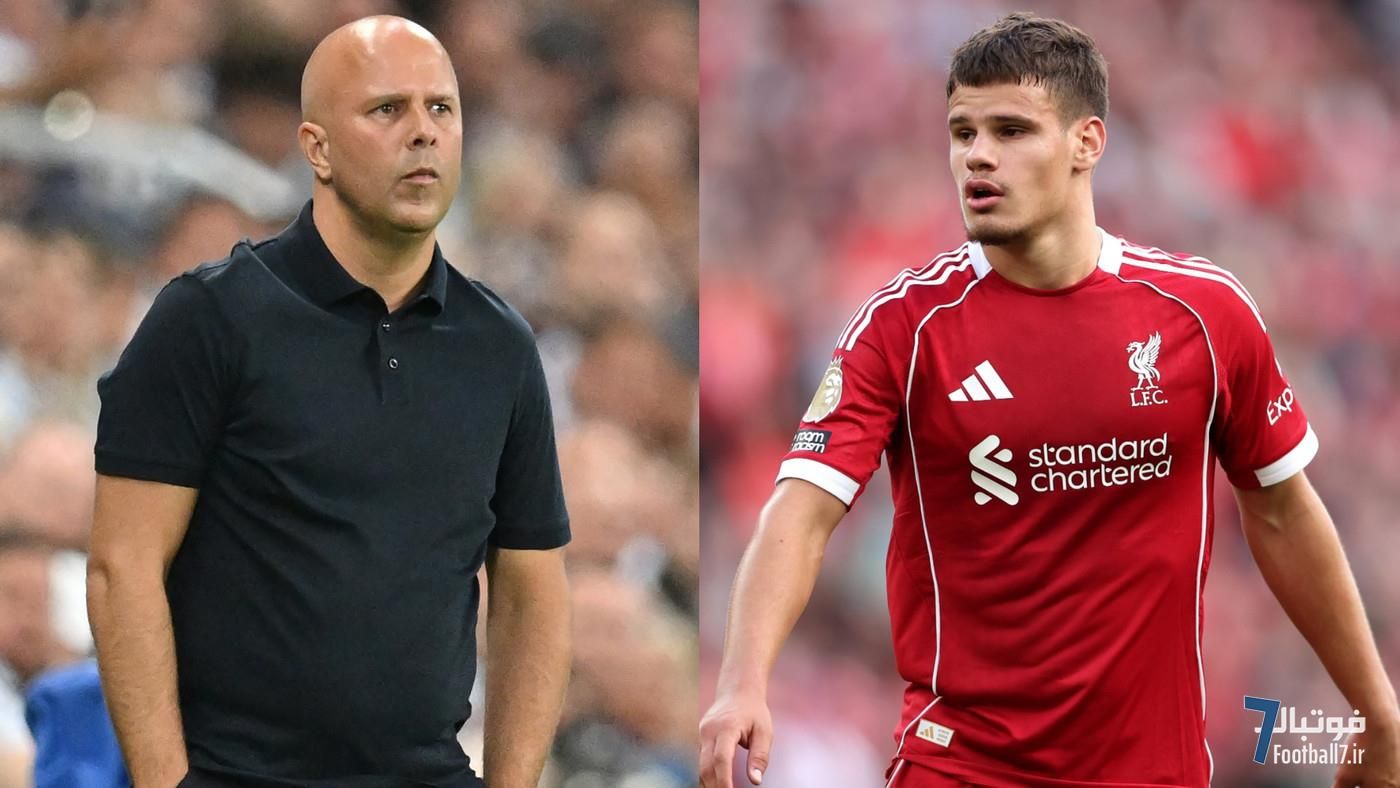 آرنه اسلوت: «به میلوش کرکز ۱۰۰% اعتماد ندارم!» | تعویض جنجالی مدافع لیورپول مقابل برنلی