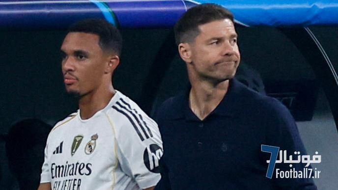 شوک به رئال مادرید: مصدومیت زودهنگام ترنت الکساندر-آرنولد مقابل مارسی؛ ژابی آلونسو جزئیات را فاش کرد