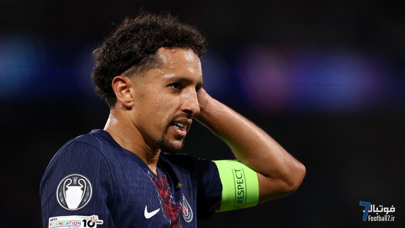 ضربه سنگین به پاری سن ژرمن؛ مارکینیوش غایب بزرگ نبرد با بارسلونا!