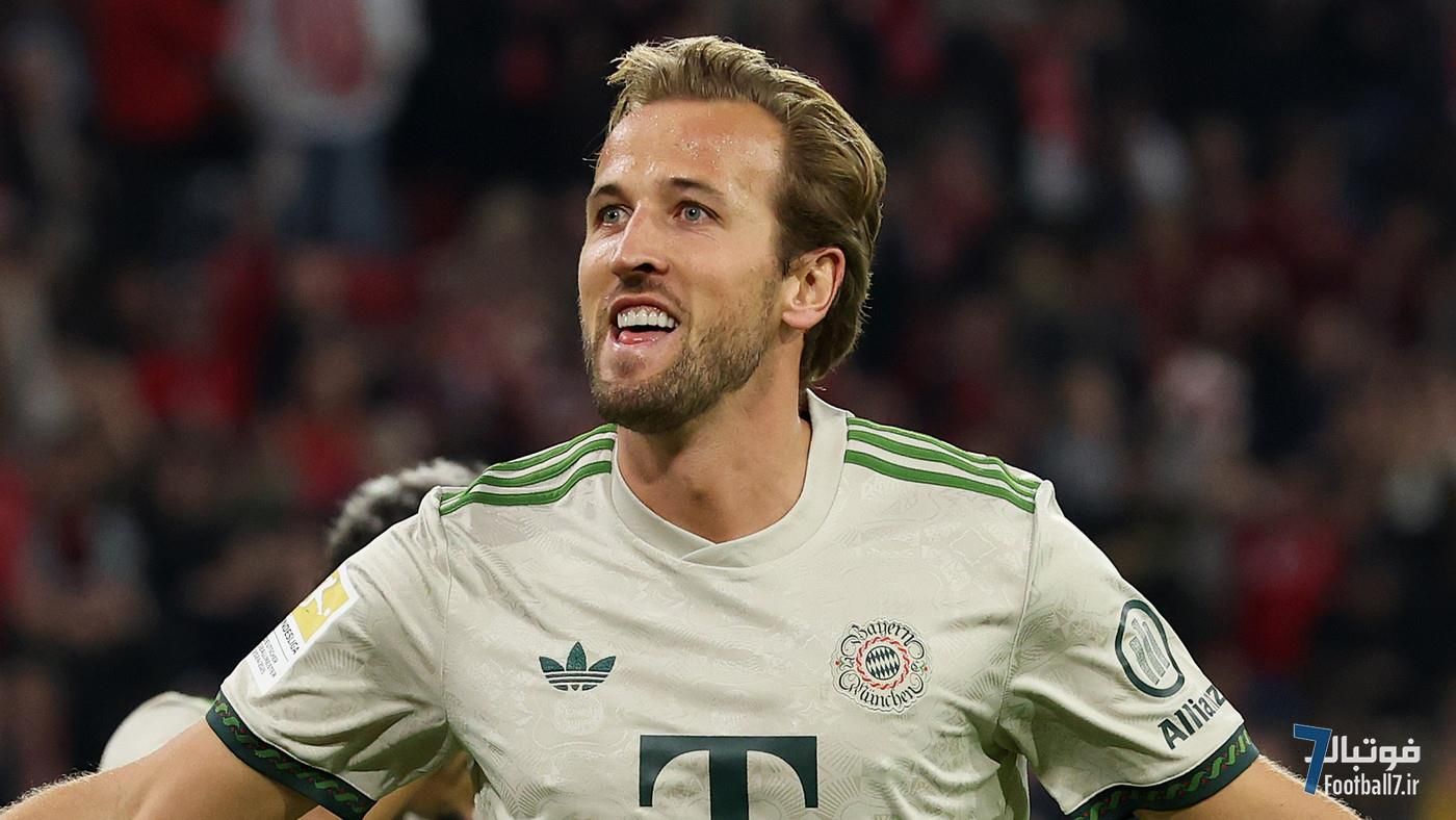 درخشش هری کین: بایرن مونیخ با بریس ستاره انگلیسی، وردربرمن را در هم کوبید و مقتدرانه صدرنشین بوندسلیگا شد