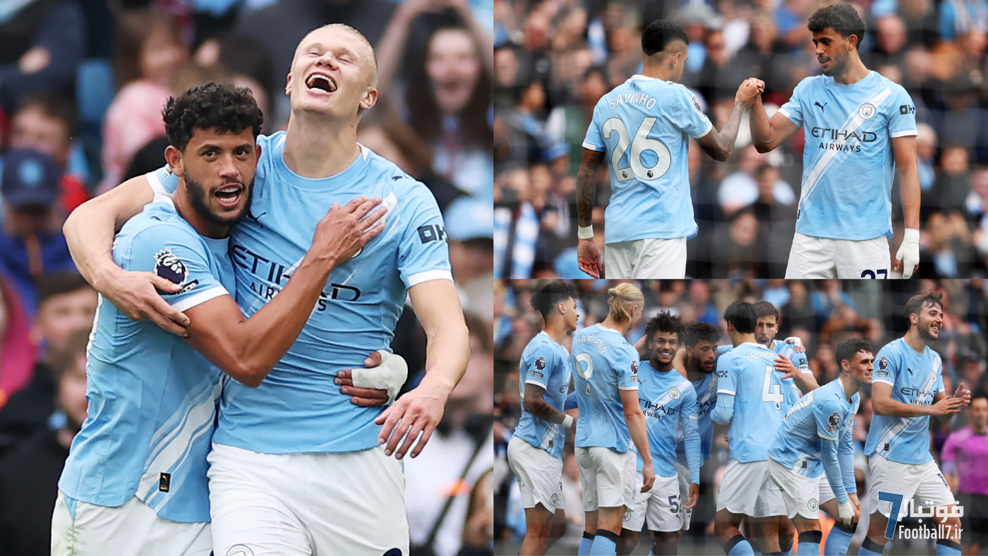 نمرات بازیکنان منچستر سیتی مقابل برنلی: ارلینگ هالند باز هم ناجی گواردیولا شد!