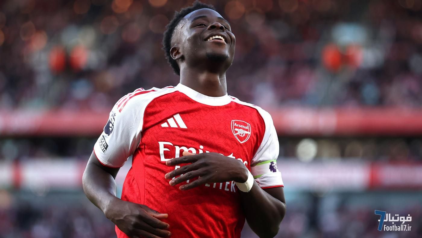 «بوکایو ساکا» در آستانه امضای قرارداد جدید و تبدیل شدن به پردرآمدترین بازیکن «آرسنال»