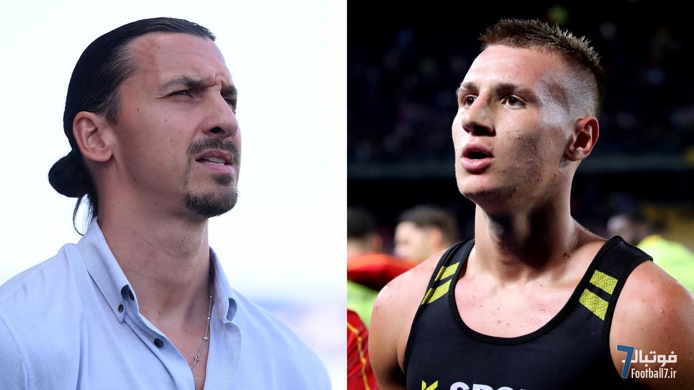 واکنش احساسی زلاتان ابراهیموویچ به اولین گل فرانچسکو کاماردا در سری آ