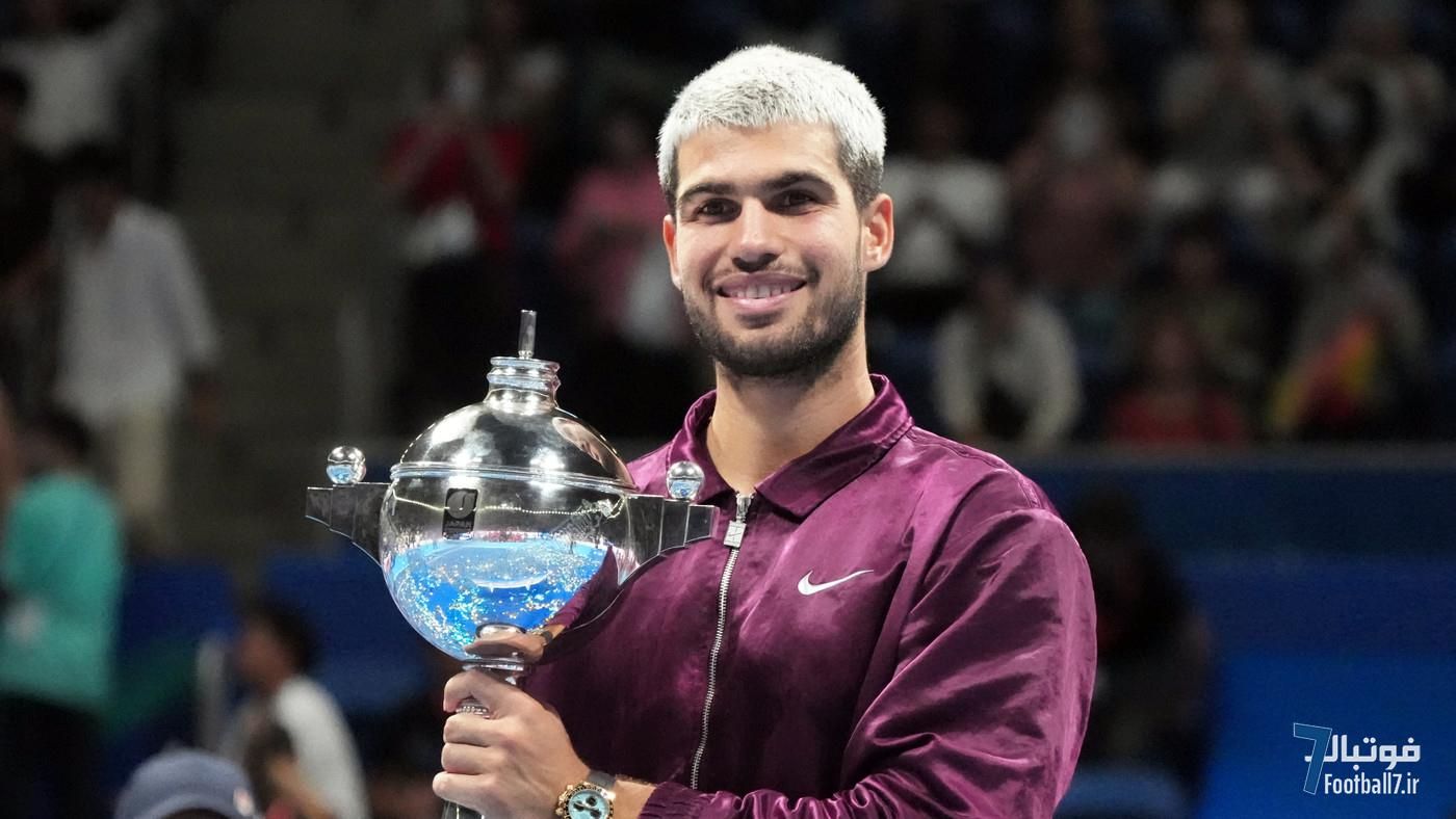 قهرمانی «کارلوس آلکاراس» در اوپن ژاپن: تبریک ویژه رئال مادرید به ستاره هوادار خود