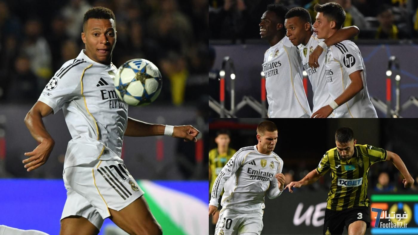 کیلیان امباپه، ناجی رئال مادرید: هت‌تریک ستاره فرانسوی و پیروزی پرگل مقابل کایرات در لیگ قهرمانان اروپا