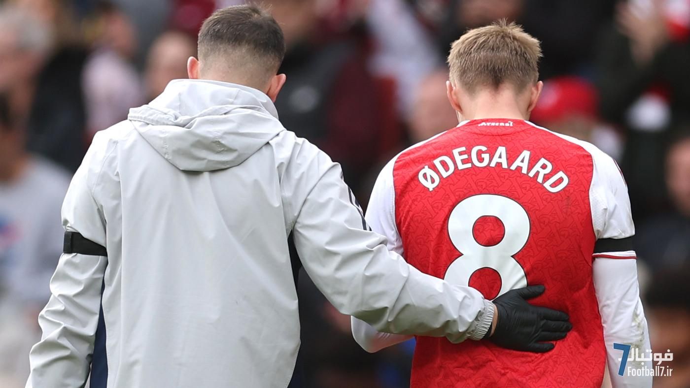 شوک به آرسنال؛ میکل آرتتا از وضعیت نگران‌کننده مارتین اودگارد و مصدومیت دکلان رایس خبر داد