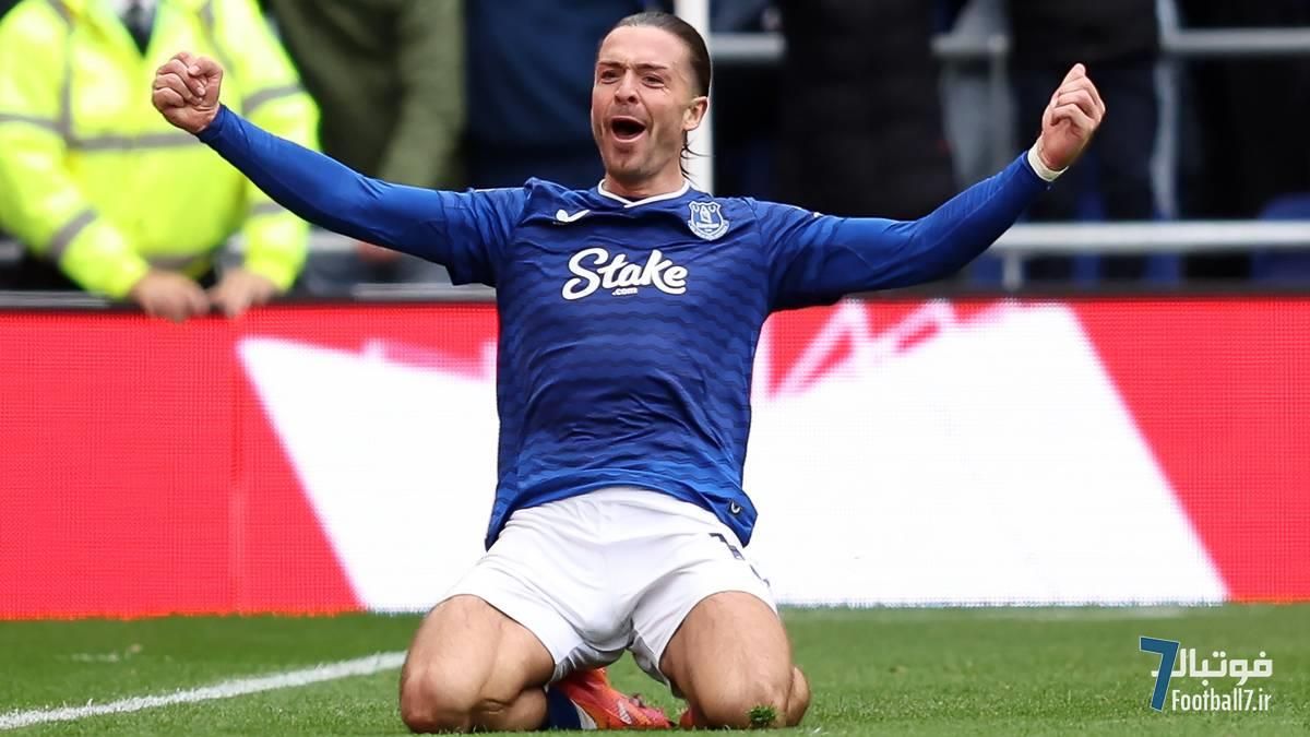 بازگشت باشکوه جک گریلیش: شوخی ستاره اورتون با گل دیرهنگام و کمدی‌اش مقابل کریستال پالاس