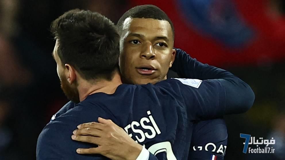 کیلیان امباپه: بازی کنار لیونل مسی یک "شانس طلایی" بود؛ می‌خواهم از او تشکر کنم