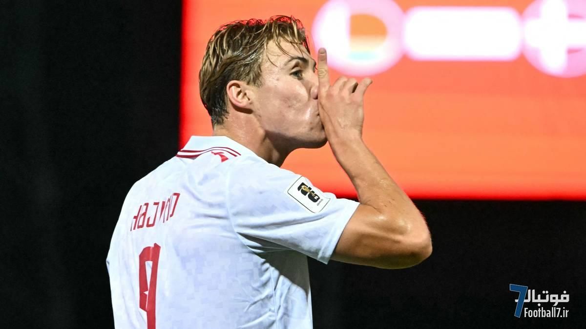 بازگشت راسموس هویلوند به اوج؛ ستاره سابق منچستر یونایتد: «گل‌ها مثل سس کچاپ هستند!»