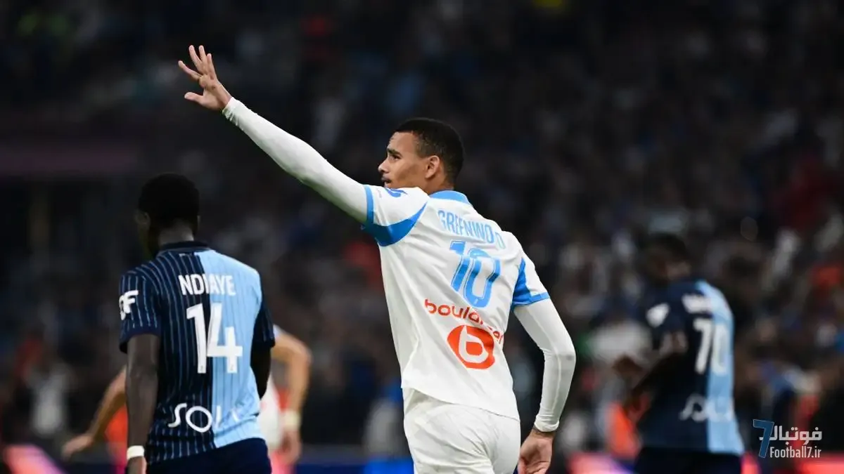 شاهکار میسون گرینوود: ۴ گل زد و مارسی صدرنشین لیگ ۱ شد