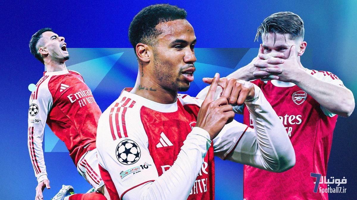نمرات بازیکنان آرسنال مقابل اتلتیکو مادرید: درخشش گابریل، بریس ویکتور گیوکرش و پیروزی ۴-۰ توپچی‌ها در لیگ قهرمانان اروپا
