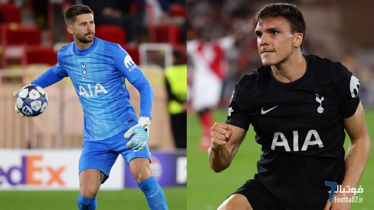 نمرات بازیکنان تاتنهام مقابل موناکو: درخشش خیره‌کننده گولیلمو ویکاریو و نجات یک امتیاز ارزشمند در لیگ قهرمانان