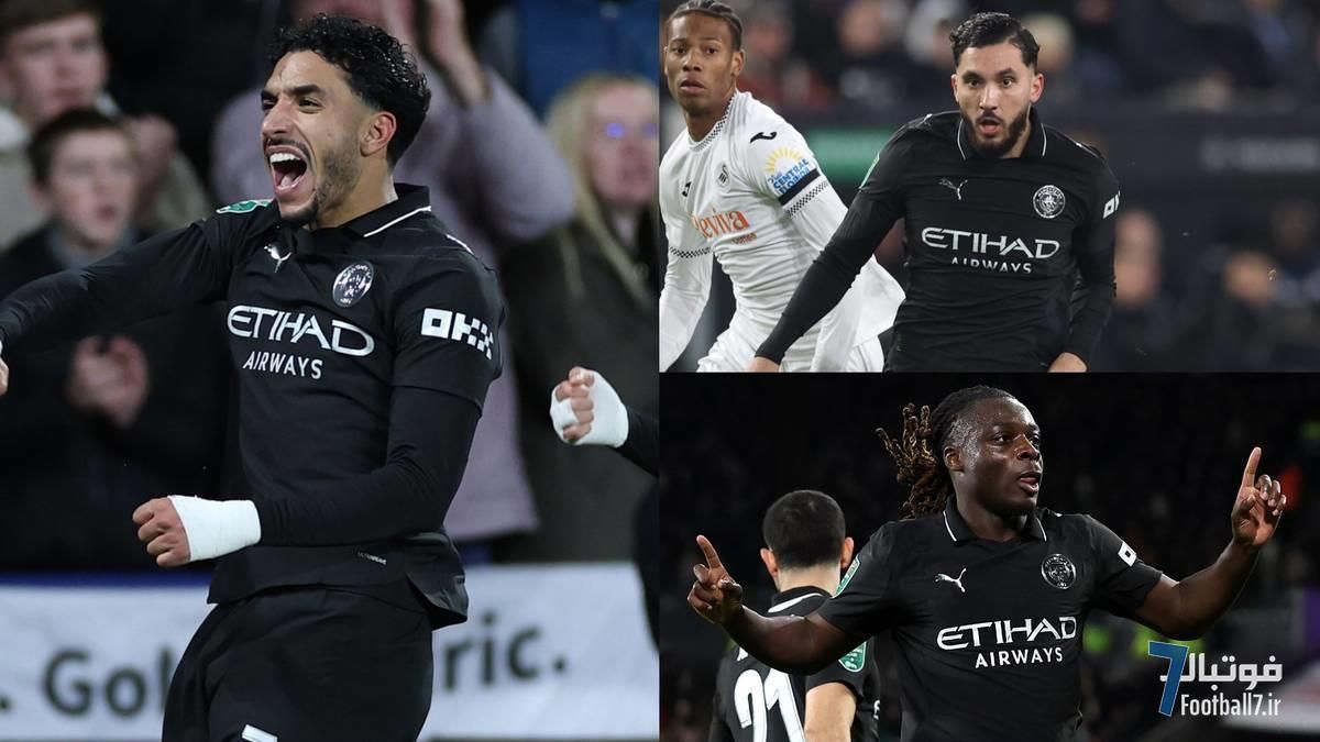 درخشش رایان شرکی و عمر مرموش؛ منچسترسیتی با بازگشت رویایی به یک‌چهارم نهایی کارابائو کاپ صعود کرد!