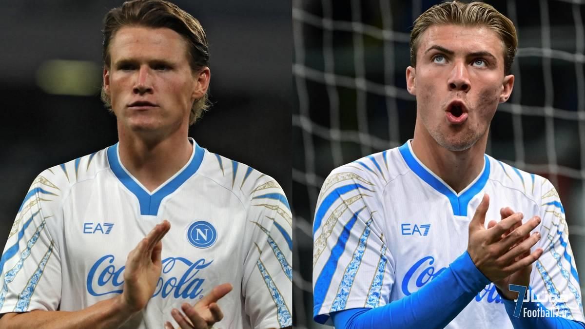 شوخی اسکات مک‌تومینای با لباس هالووین راسموس هویلوند در ناپولی: رفاقت شیاطین سرخ سابق در سری آ