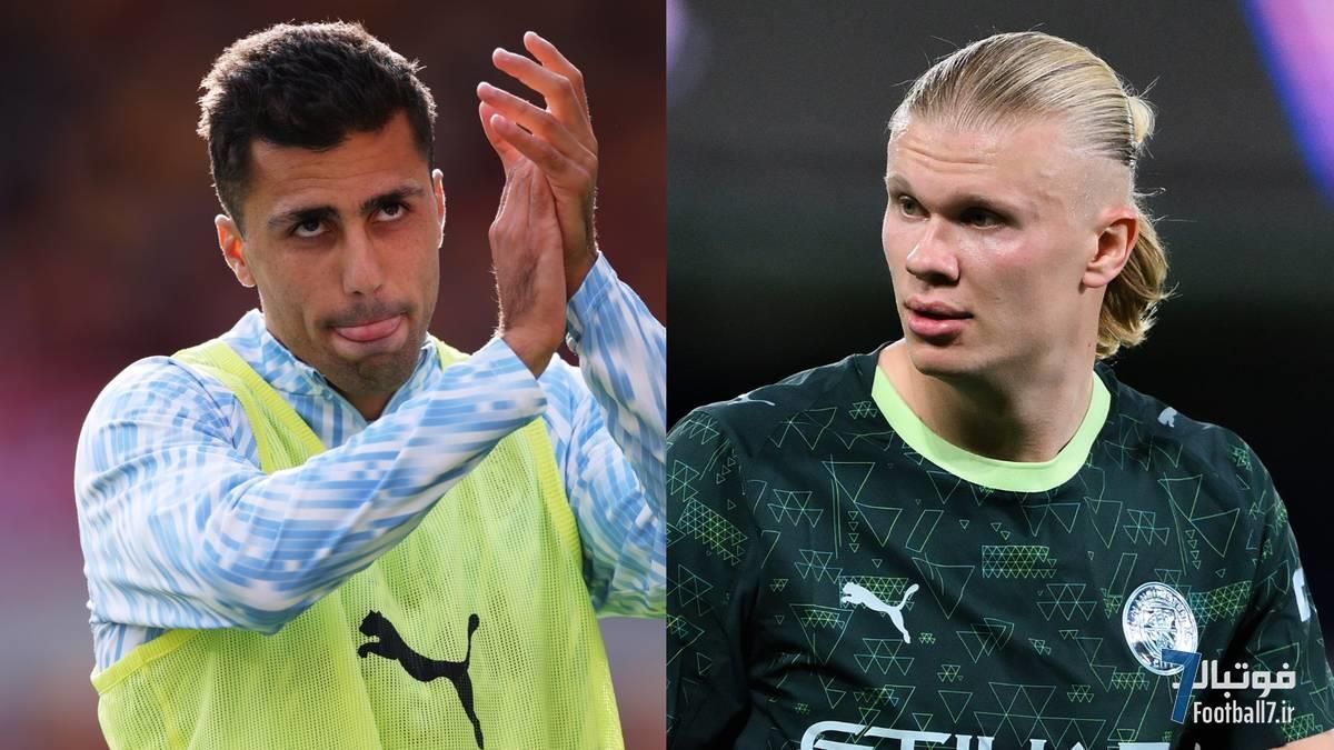 بازگشت ارلینگ هالند و رودری؛ خبرهای امیدوارکننده پپ گواردیولا پیش از نبرد با بورنموث