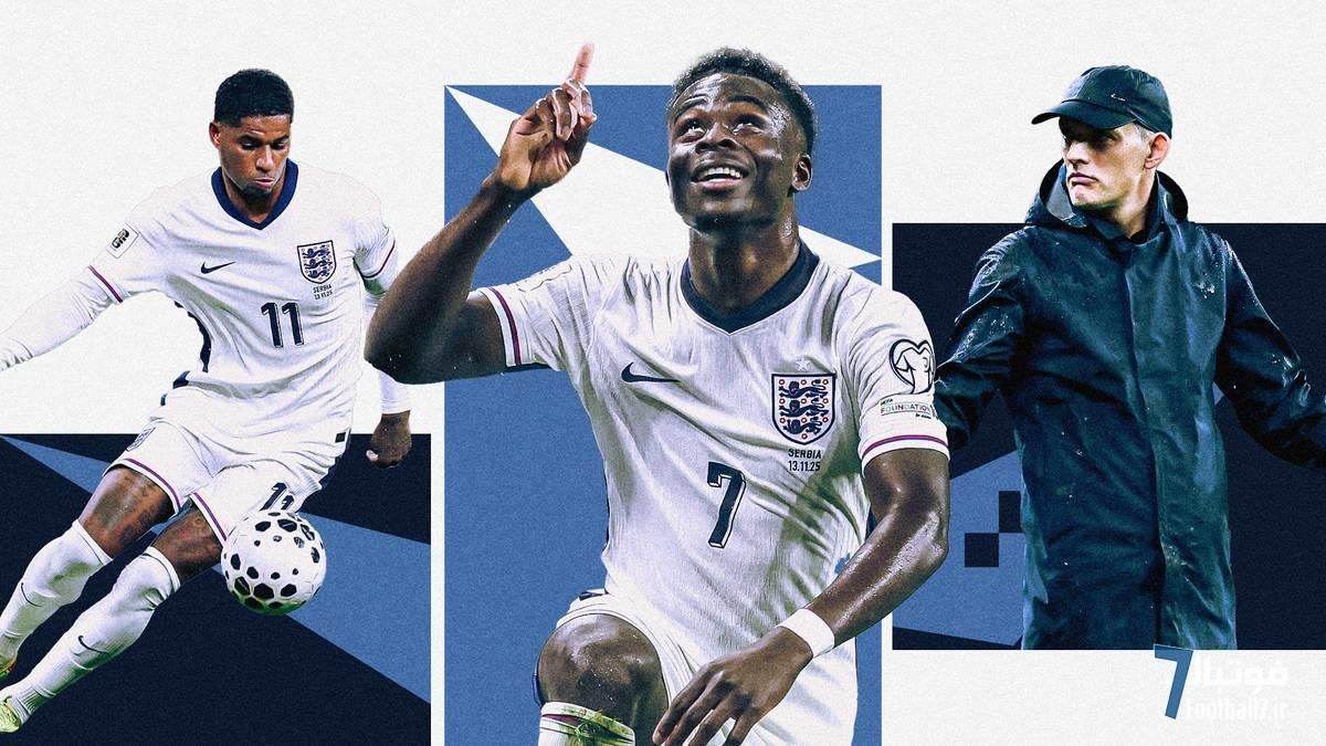 ساکا و اِزه ستاره‌های توخل؛ نمرات بازیکنان انگلیس مقابل صربستان