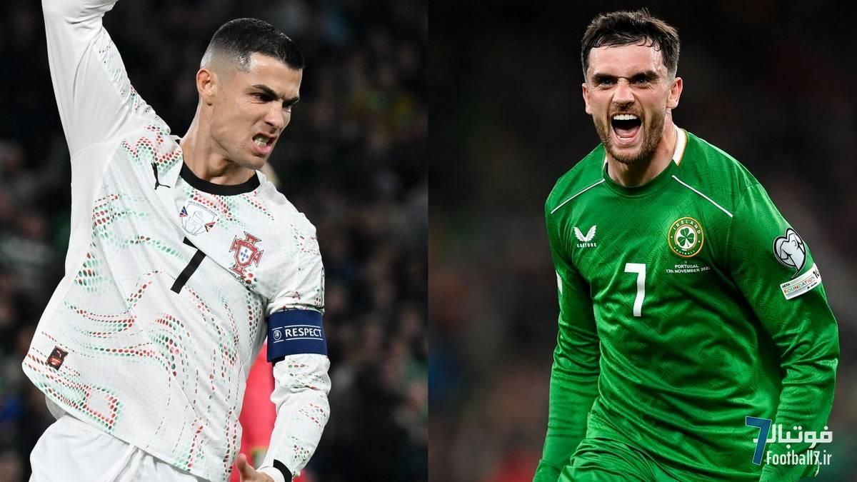 شوک بزرگ در دوبلین: اخراج کریستیانو رونالدو و شکست تلخ پرتغال برابر ایرلند!