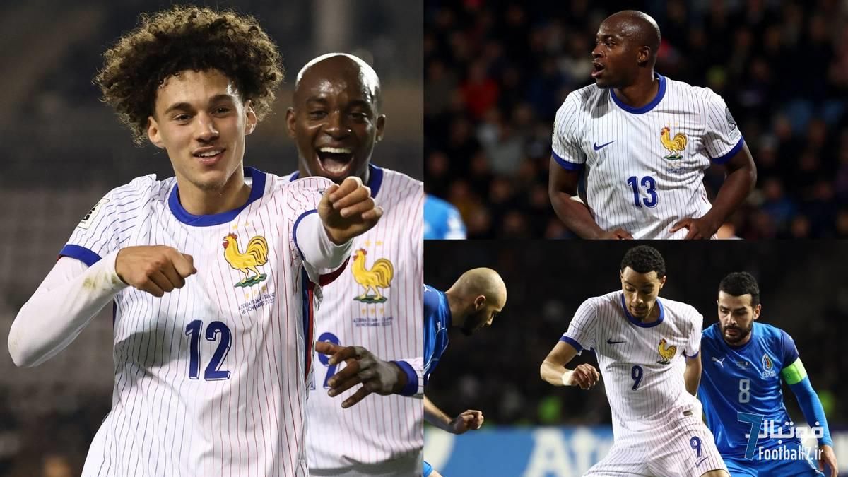 پیروزی سخت فرانسه مقابل آذربایجان؛ ماتتا درخشان‌تر از اکیتیکه