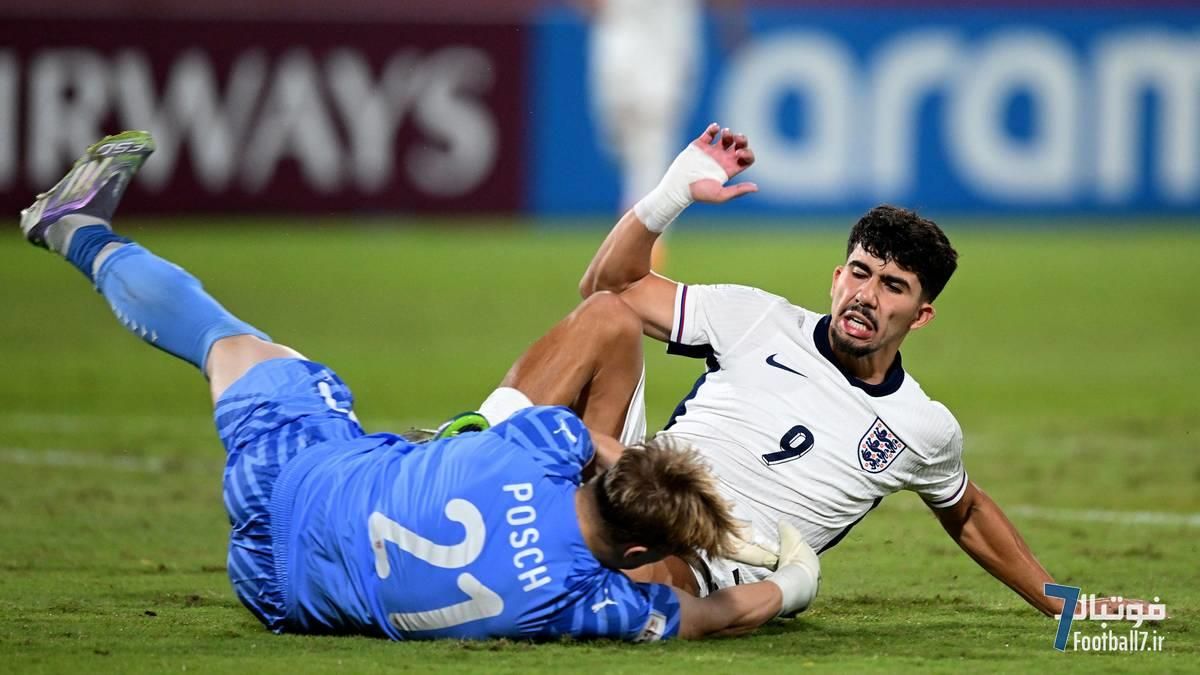 حذف تلخ انگلیس زیر ۱۷ سال از جام جهانی: اخراج رودریگز و تحقیر ۴-۰ مقابل اتریش